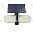 Lot de 20x Projecteurs LED solaires à double tête ajustable - Série OPTIC - Rendu lumineux 2x 80 Watts - Multi angles d'installation - IP65 - 14 x 9 cm - Détecteur de mouvement - 6000k - 3 Modes de fonctionnement