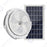 Lot de 10x Doubles Plafonniers LED Solaires CCT (Couleur Changeante en Température ) - Rendu lumineux 200 Watts - Série HOME DOUBLE 200 – 2x 1100 Lumens - Lampe diamètre 36 cm - Panneau solaire 70 x 35 x 2 cm - IP65 - Avec télécommande multifonctions