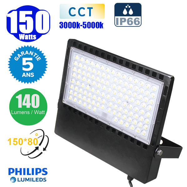 Projecteur LED 100W 4500k Blanc Neutre - Projecteur Led Shop