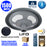 Lot de 4x Lampes solaires pour extérieur - Série OVNI FUTUR V2 - 1500 Watts - 3200 Lumens - Angle 360° - IP65 - 61 x 19 cm - Tube d'insertion 76 mm - Structure en aluminium - Capteur crépusculaire - Télécommande multifonctions - 3000k - Garantie 3 ans