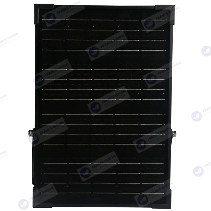 Lot de 8x Projecteurs LED solaires - Série SECURITY V3 - 300 Watts - 4800 Lumens - Angle 100*85° - Lampe 24 x 20 x 4 cm - Panneau solaire MONOCRISTALLIN 37 x 26 x 2 cm - Avec détecteur de mouvement - Télécommande - 3000k/4000k/6000k - Garantie 3 ans