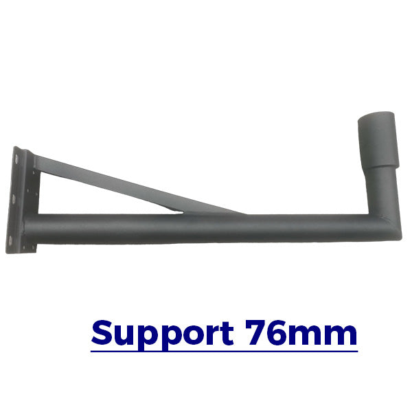 Support mural haute résistance pour lampes OVNI et STARSHIP ULTRA - Diamètre 76 mm