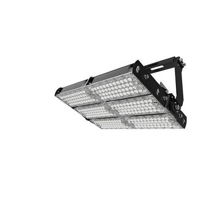 Lot de 4x Projecteurs hautes puissances LED de stade - Série Évasion - 600 Watts - 96 000 Lumens - 160 Lumens/Watt - 649 x 375 x 132 mm - Angle 20° / 40° / 60° / 90° / 140*100° / 120° au choix - IP65 - Garantie 5 ans