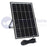 Lot / Carton de 8x Projecteurs LED solaires - Série SECURITY - Rendu lumineux 300 Watts - 4800 lumens - Angle 120° x 60° - IP65 - 3000k - Lampe 20 x 19 x 5 cm - Panneau solaire monocristallin - Détecteur PIR - Télécommande - Garantie 3 ans